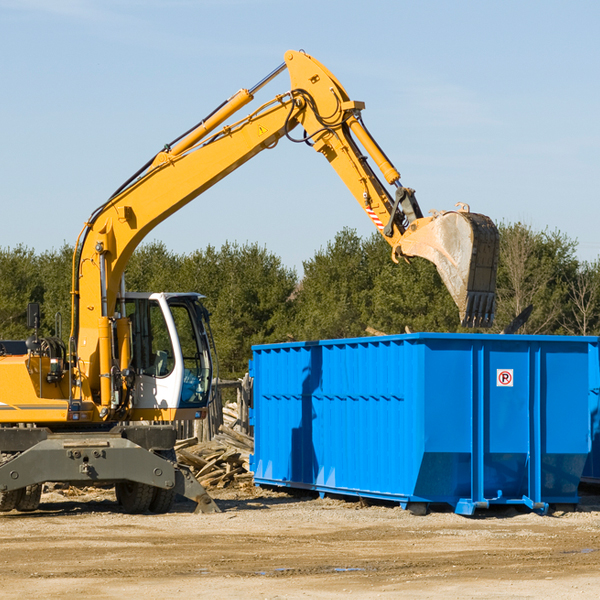 how many times can i have a residential dumpster rental emptied in Appomattox